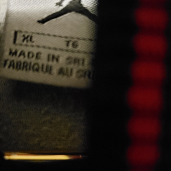 Air Jordan Jacket Mens XL Black Red - Picture 4 of 6